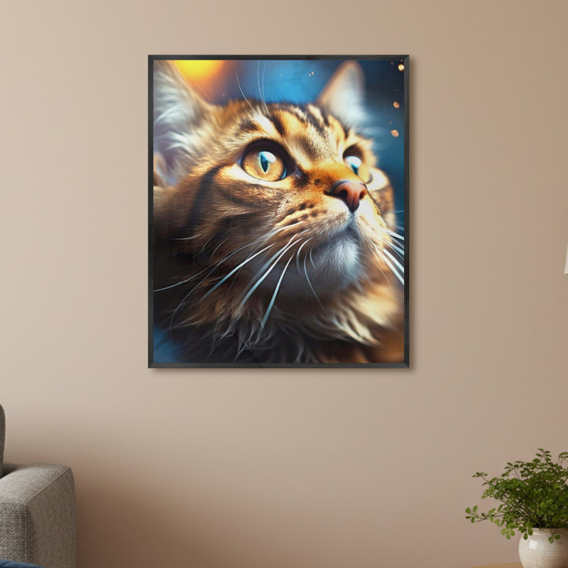 Single Picture Frame LED Illuminated Wall Art Wall Art on Glass / Aluminium