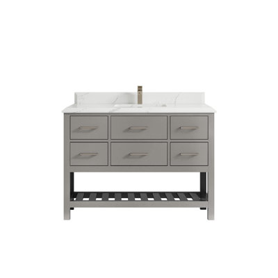 Parker 48'' Single Bathroom Vanity with Top