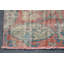 Tapis rétro, tapis en laine bleue, tapis de luxe, tapis de 4,2 x 8,7 pi, tapis turcs, tapis de chambre à coucher