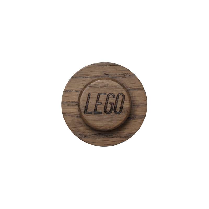 Solid Wood Wall Wall Hook, Dark Oak