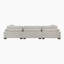 Canapé modulaire moderne de 135 po avec tissu en microfibre Brinsley, coussins réversibles, 5 coussins-1924734199