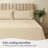 Luxclub 4 PC Cream Full Silky Soft Cooling Extra Deep Pocket Performance Sheet Set-123418299-123418288