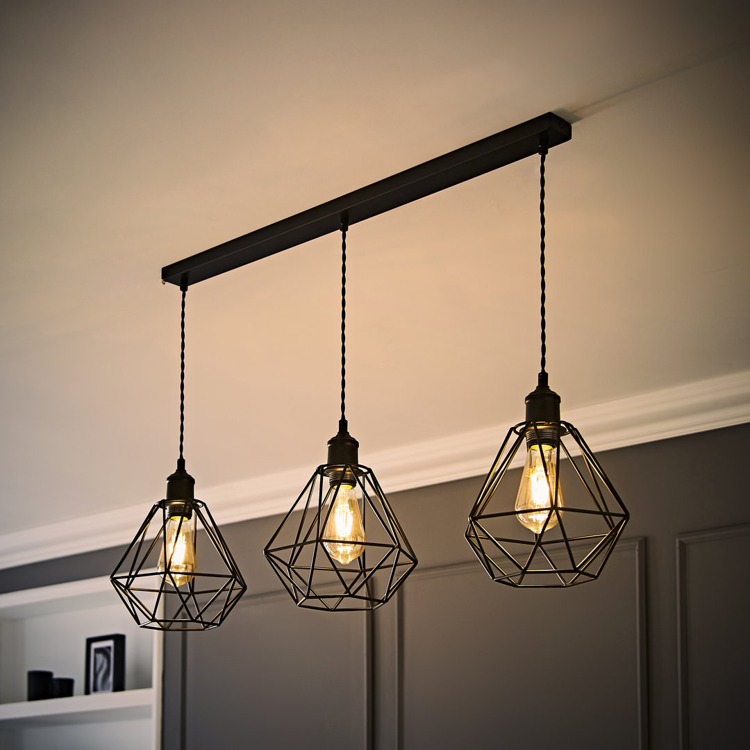 3 - Light Matte Black Pendant