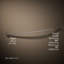 Expanse 76" Curved Fixed Shower Curtain Rod-96074378
