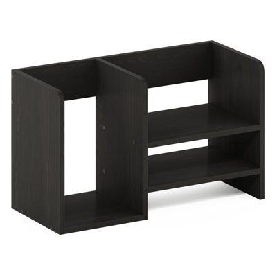 Aaban Home Office Wood Desktop Book and File Organiser with Storage
