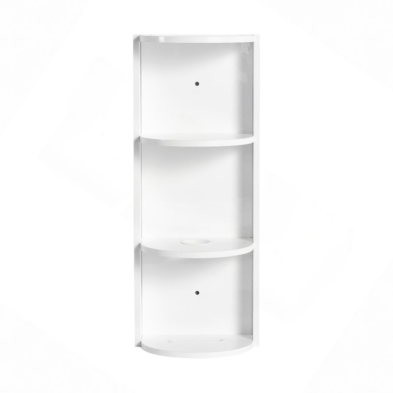 Tablettes flottantes modernes, support de rangement mural pour salle de bain 12 po, conception à fixation flottante