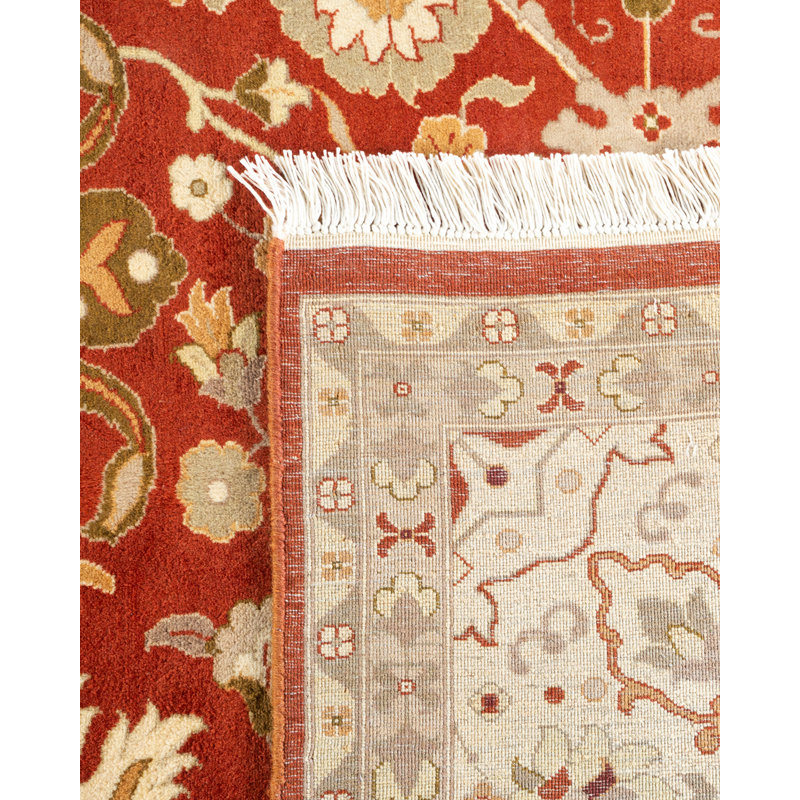 Classic One-of-a-Kind 6' 2" x 6' 3" Hand Knotted Area Rug