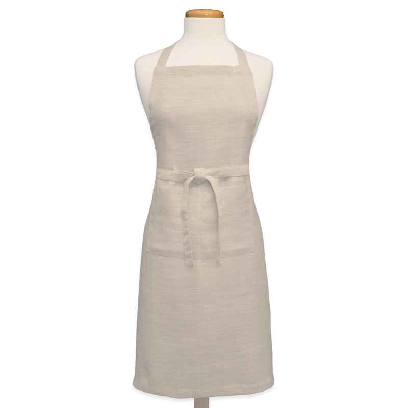 Solid Bib Apron, Grey