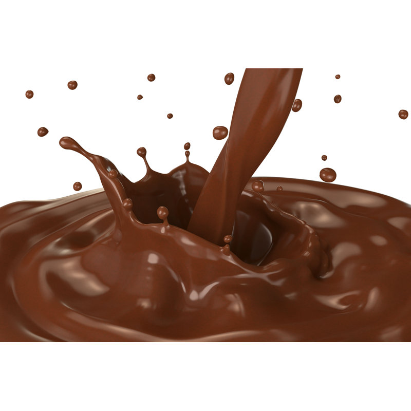 Chocolate Splash - Photographie sur toile tendue, H 8 po x l 12 po