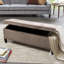 Banc de rangement capitonné à fermeture douce-601731442
