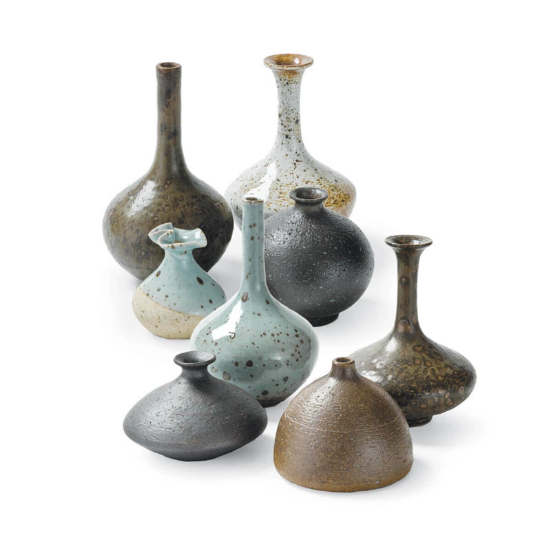 8 vases en porcelaine 8 pièces