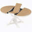 Functional Extendable Dining Table with Leaf for Dining Room and Living Room-1027105195-1027105194