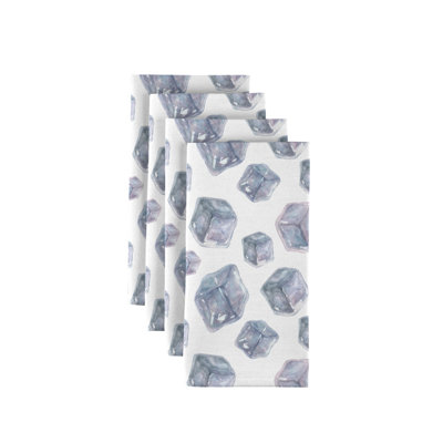 Emestine Polyester Abstract Square Napkin