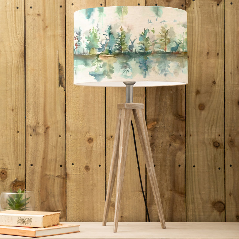 Aratus Wood Tripod Lamp