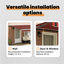 VidaXL 450cm W x 300cm D Polyester Cover Retractable Door / Window Awning
