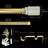Judner Gold Adjustable Double Curtain Rod Set-1036034895