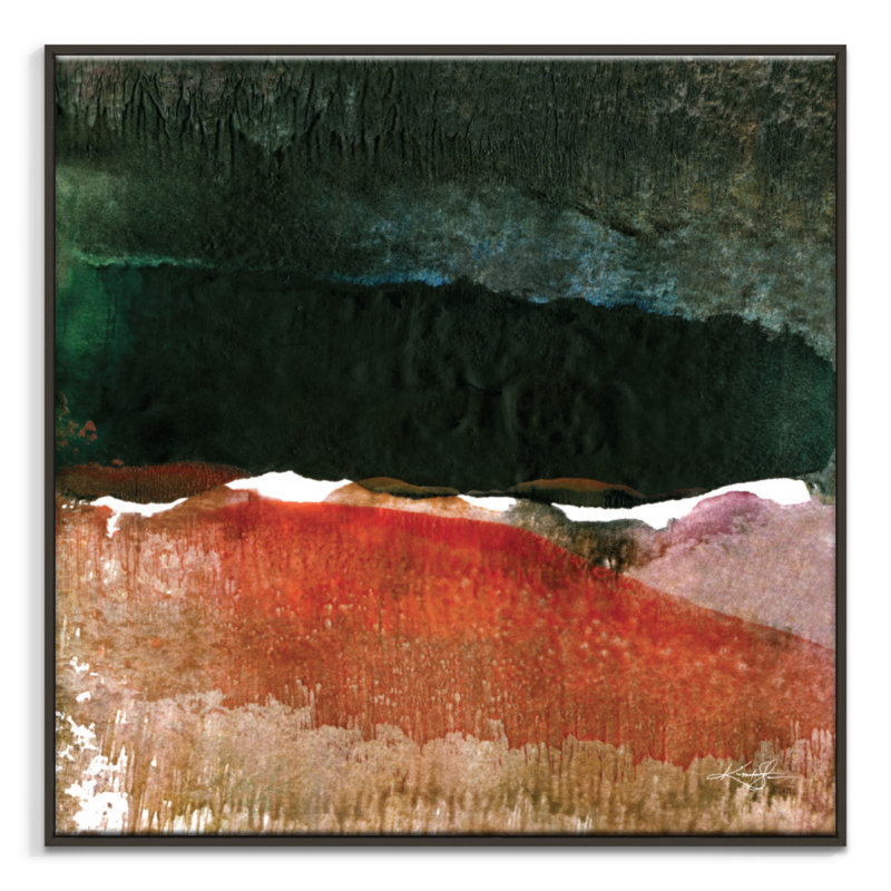 Kathy Morton Stanion - Print on Canvas, Black Floater Frame, 61cm H x 61cm W