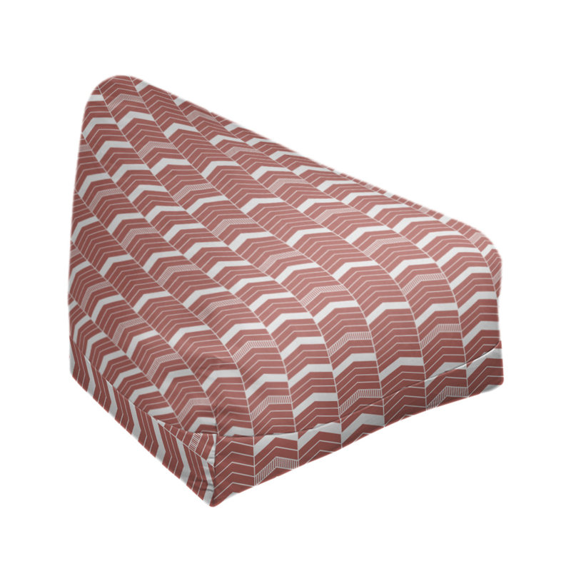 Fauteuil à billes standard &, H 38 po x L 42 po x P 29 po, Rouge, Pas de bourre