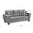 Beeston Fabric Sofa & Chair Set, Gray-122099454