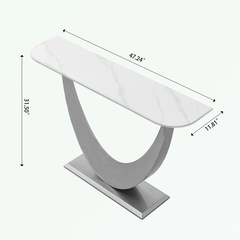 Maxxwell 47.24'' Console Table, Gold