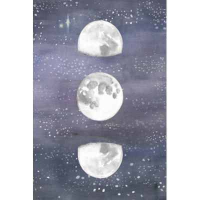 Moon Chart II - No Frame Painting on Canvas