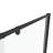 Matte Black Pivot Swing Door Shower - 44-48" X 71", 6mm Tempered Glass, Stainless Steel Handle, Magnetic Close, Leak, Reversible Install For Width 71" Height, 1/4" Leak Design