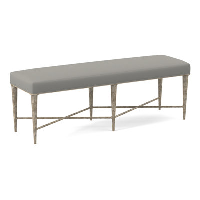 Chiseled Upholstered Bench