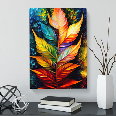 Attar Fern Leaf In Colour Vol.3 - Wrapped Canvas