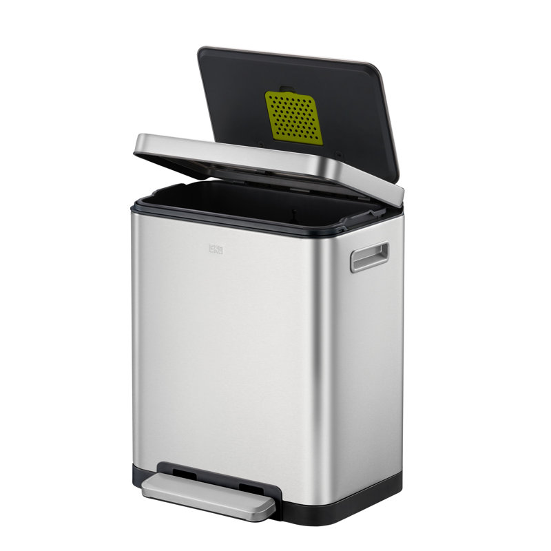 Stainless Steel Step On Kitchen Trash Can - 20L