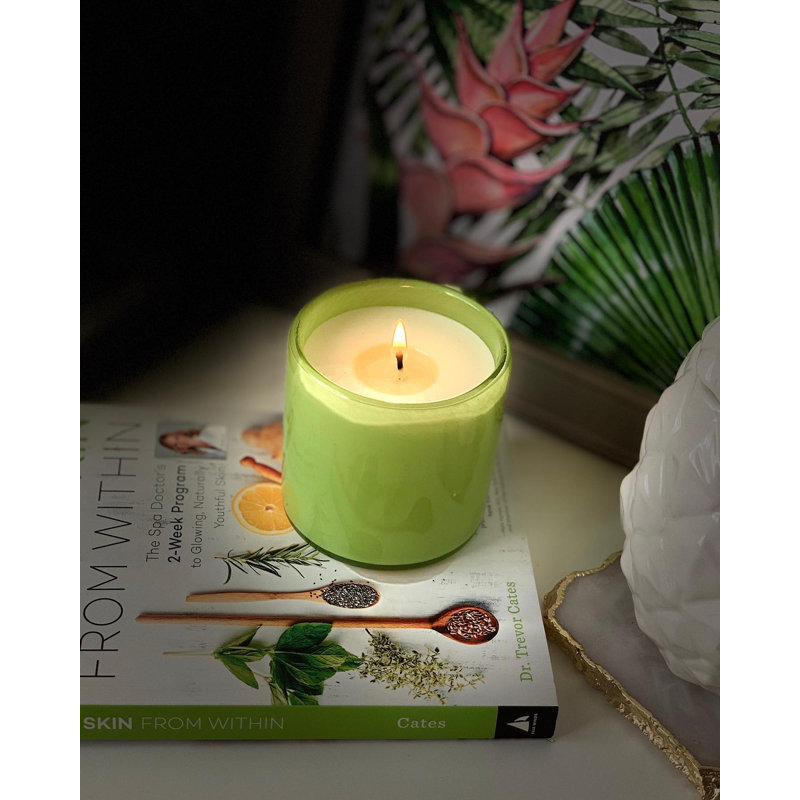 Rosemary Eucalyptus Scented Jar Candle, 3" H x 3" W x 3" D
