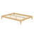Solid Dry Bamboo Wood Platform Bed Frame, With Wood Slat Support-2050331900