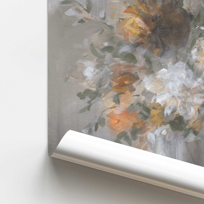 Récolte de fleurs, H 12 po x l 12 po x P 0,25 po, Unframed