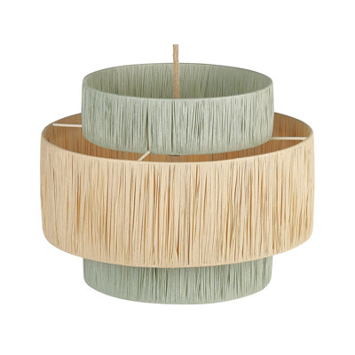 Palbra 1 - Light Natural Shaded Pendant