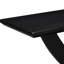 Table moderne rustique de 57 po, à pieds croisés, spacieuse, pour la construction d'une console de chambre à coucher-747121601