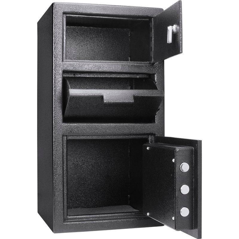 Large Locker Depository Safe With Digital Keypad (0.72-0.78 Cubic Ft)