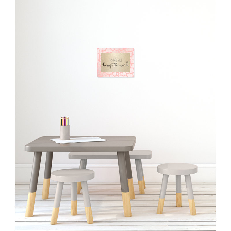 This Girl Will, impression sur papier, H 11 po x l 14 po x P 1,5 po, Canevas