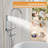 45"H Freestanding Brushed Nickel Tub Faucet With Handheld Shower | 360° Swivel Spout, 3.9GPM Flow, 304 Stainless Steel, CUPC Certified-124301342