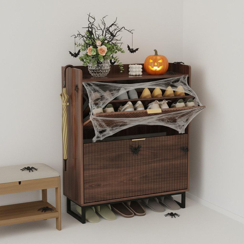 16 Pair Flip Down Shoe Storage