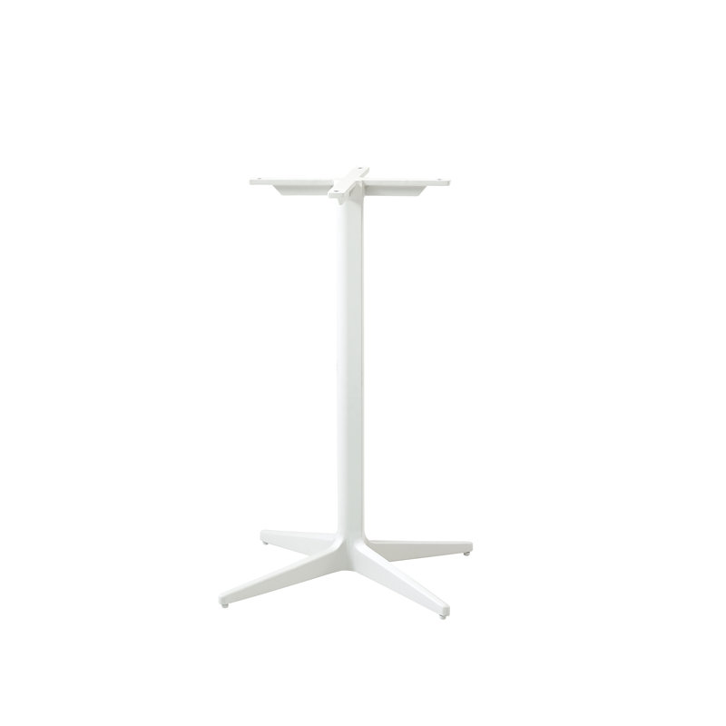 Drop Outdoor Round Coffee Table, Lava Gray, 29.6" W x 29.6" L x 29.4" H, White
