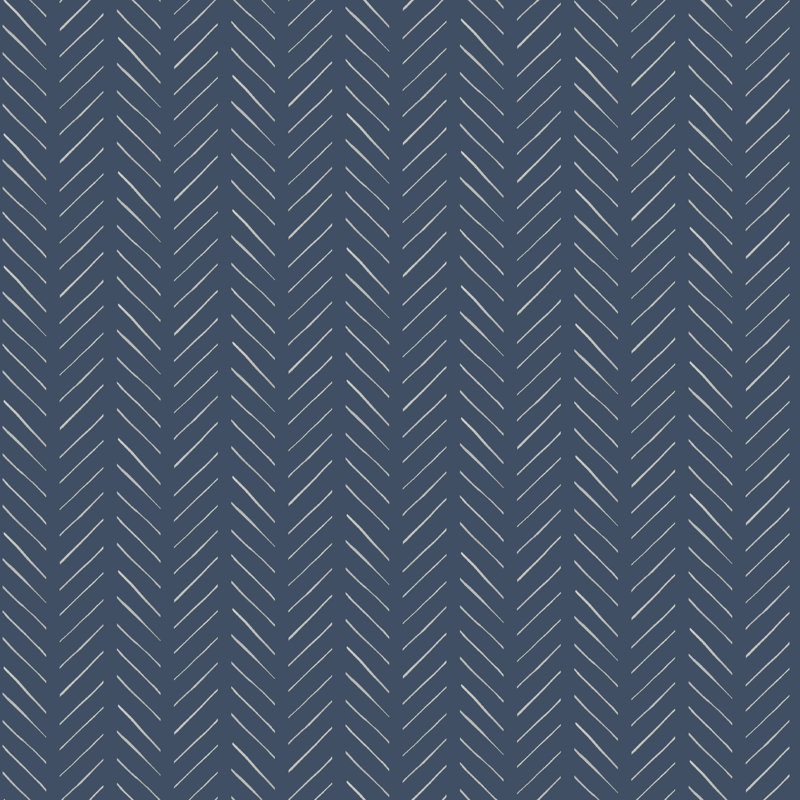 Papier peint Pick-Up Sticks, Bleu