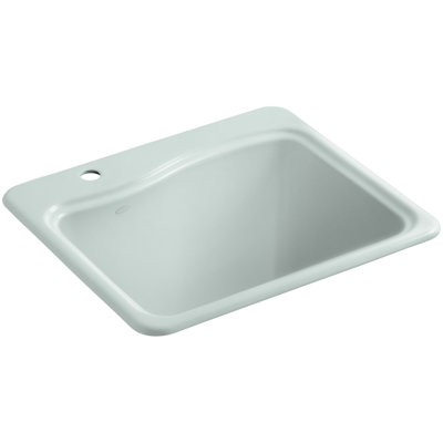 River Falls Metal Rectangular Drop-In Bathroom Sink