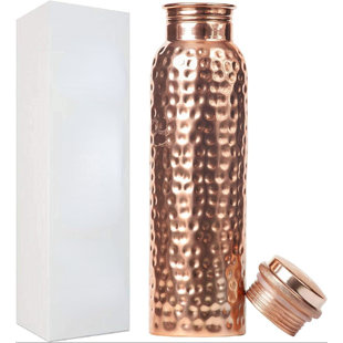 Perilla Home 25.36oz. Copper Water Bottle