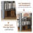 Metal Bunk Bed Twin Over Twin, Heavy Duty Bunkbeds Frame with Arched Guardrail and Safety Ladder, Sturdy Steel Bed for Kids Boys Girls, Space-Saving, No Box Spring Needed-958810801