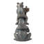 Statue de jardin grenouille empilée Zachary