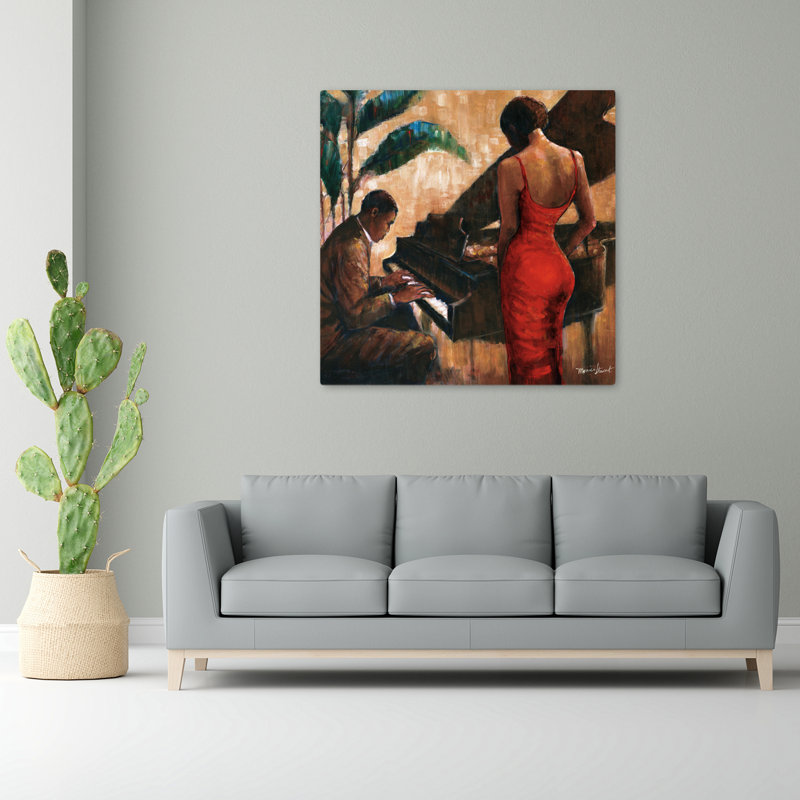 Enchanting Keys, art contemporain, H 48 po x l 48 po