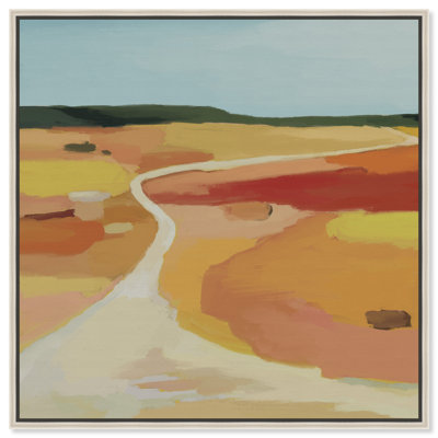 Yellow Road Print by Oliver Gal