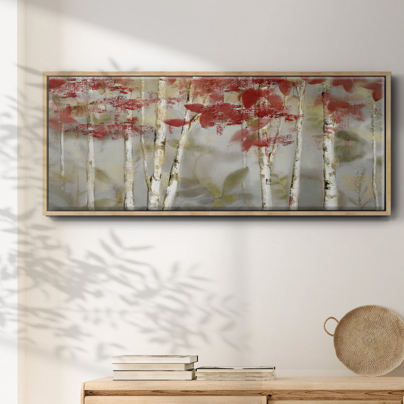 Autumn Forest- Framed Canvas, 24" H x 60" W