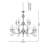 15-Light Chrome Chandelier With Clear And Champagne Crystals-1227814279-1227814278