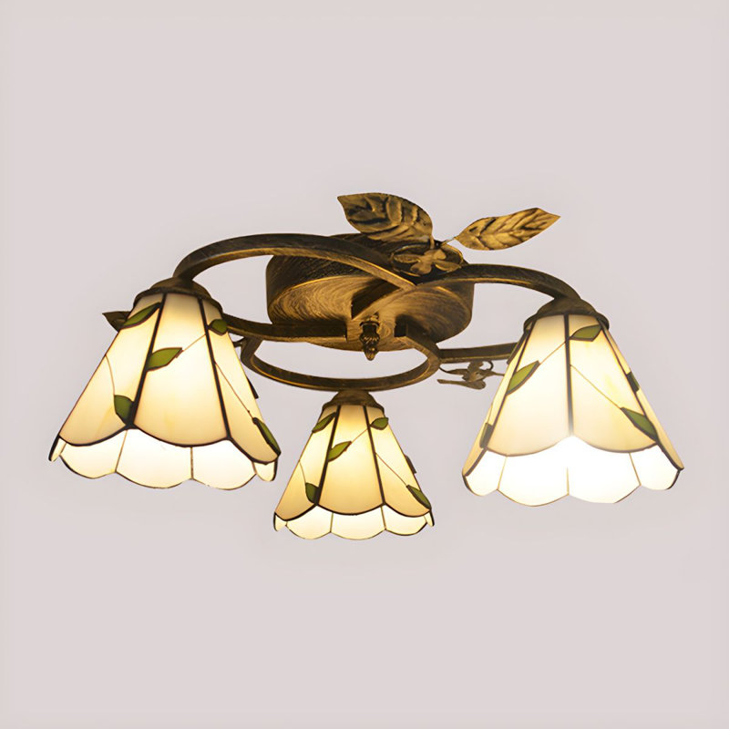 3-light Tiffany Ceiling Lighting
