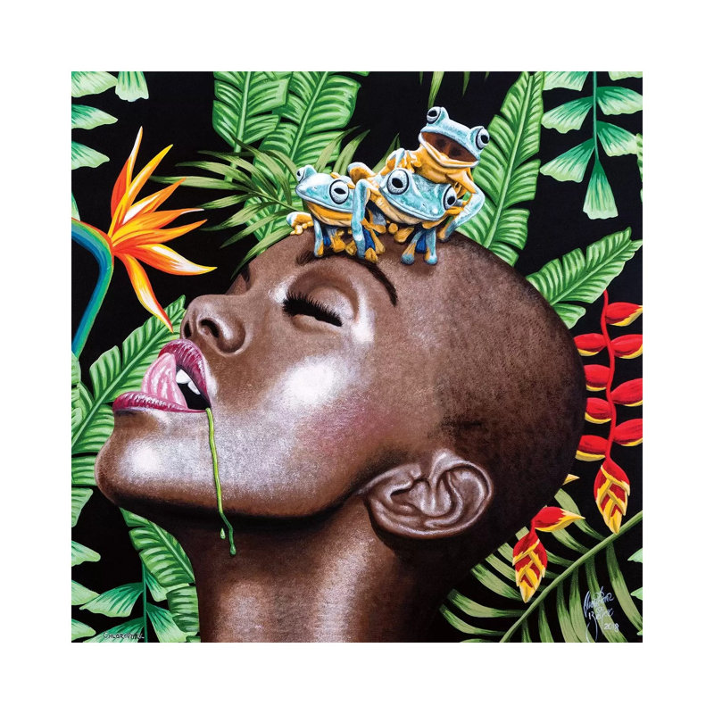 Chlorophyll by Christian Beijer - Print on Canvas, 30.48cm H x 30.48cm W x 1.91cm D, Wrapped Canvas